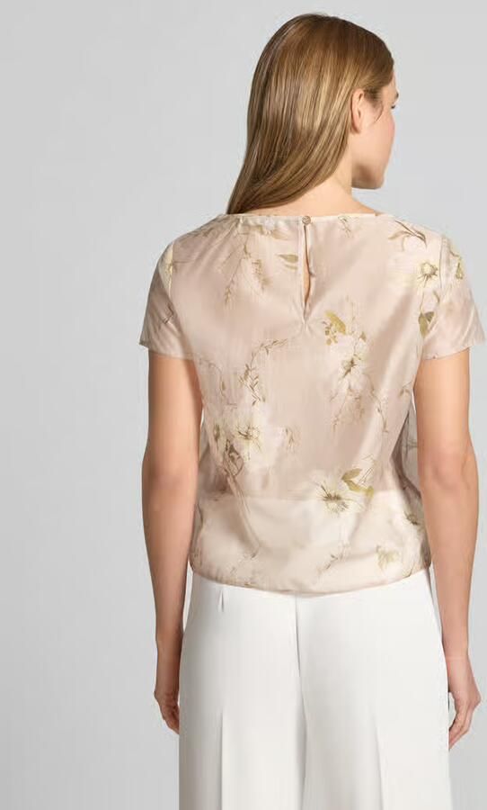 RINASCIMENTO Blouseshirt met ronde hals en afgeronde zoom - Foto 2
