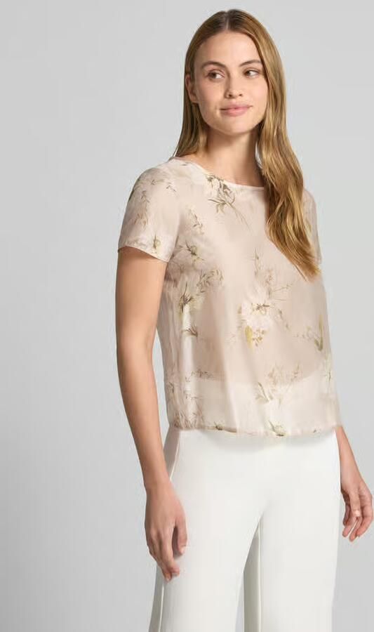 RINASCIMENTO Blouseshirt met ronde hals en afgeronde zoom - Foto 3