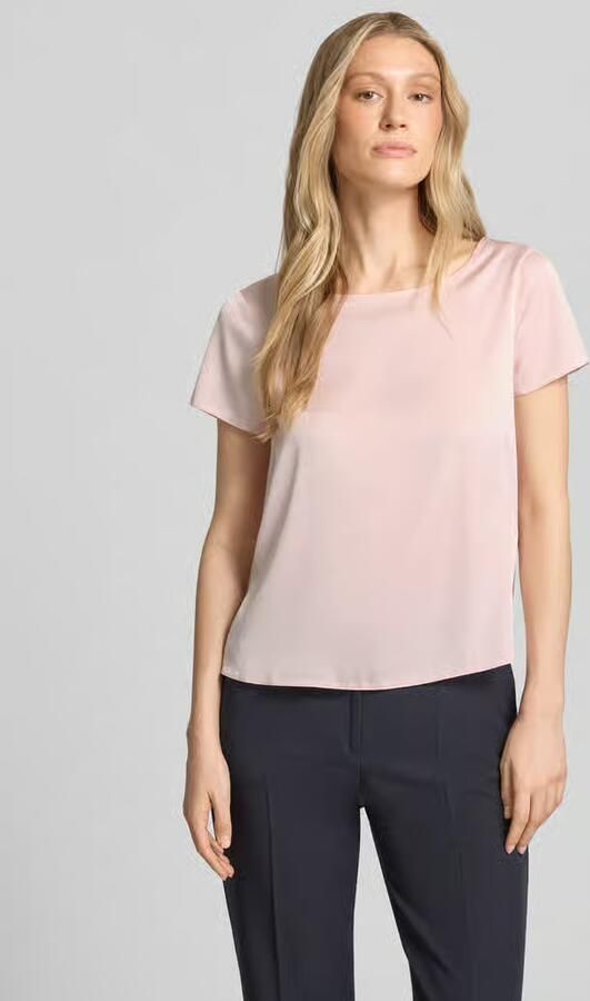 RINASCIMENTO Blouseshirt met ronde hals en afgeronde zoom - Foto 3