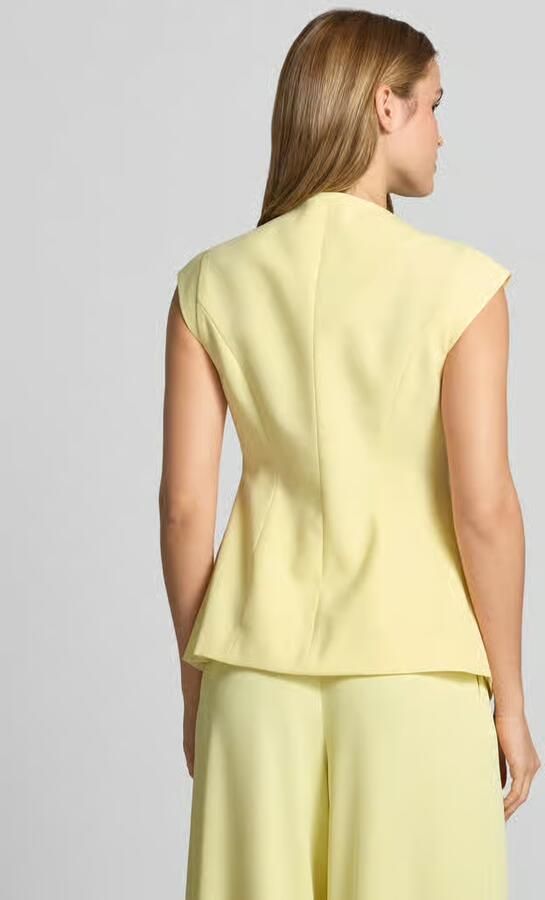 RINASCIMENTO Bodywarmer met V-hals en knoopsluiting - Foto 2