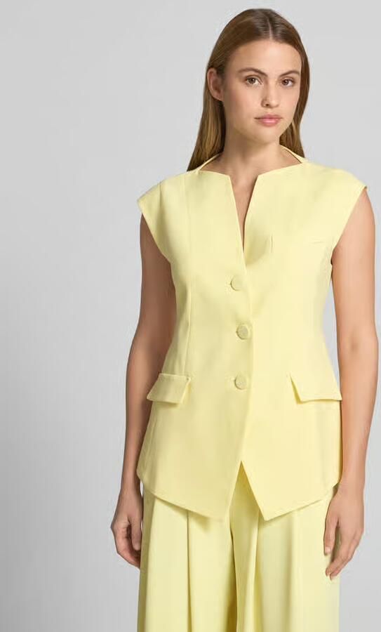 RINASCIMENTO Bodywarmer met V-hals en knoopsluiting - Foto 3
