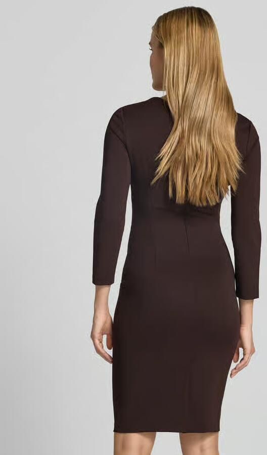 RINASCIMENTO Cocktailjurk met rimpelingen - Foto 3
