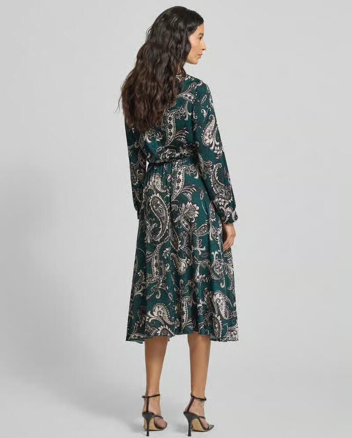 RINASCIMENTO Cocktailjurk met ronde hals