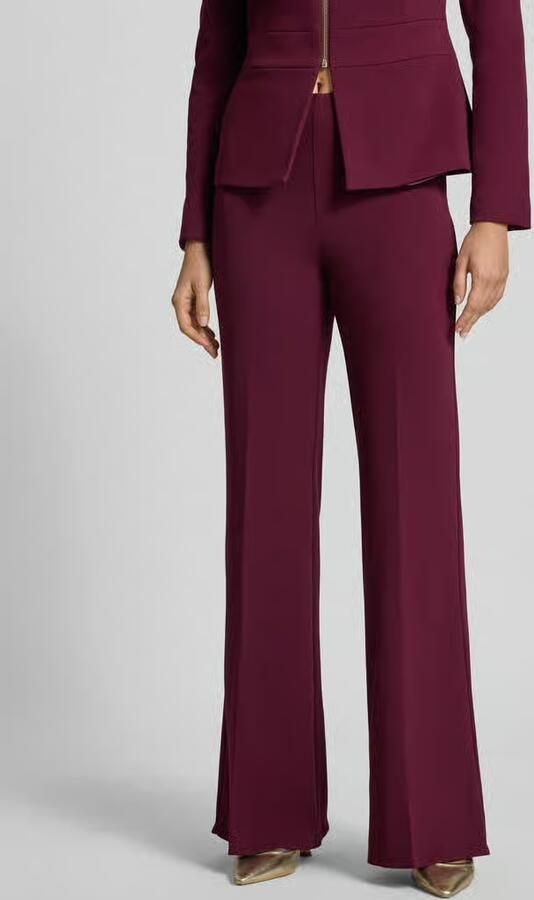 RINASCIMENTO flared fit stoffen broek met persplooien - Foto 3