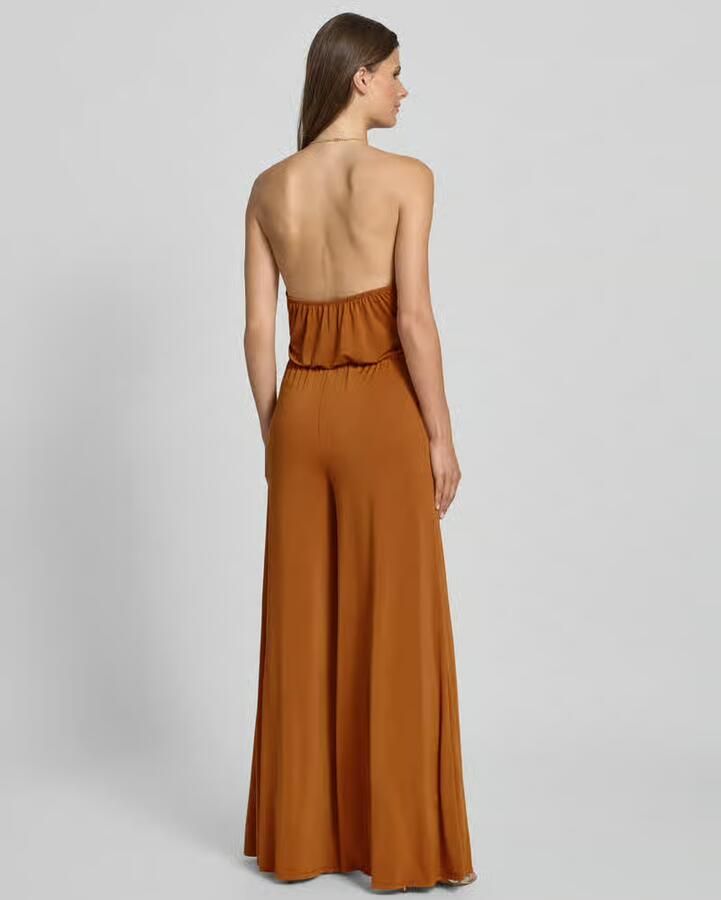 RINASCIMENTO Jumpsuit met halter in wikkellook