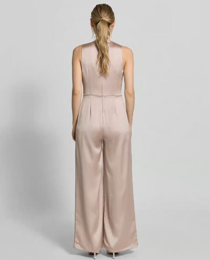 RINASCIMENTO Jumpsuit van satijn met V-hals - Foto 2
