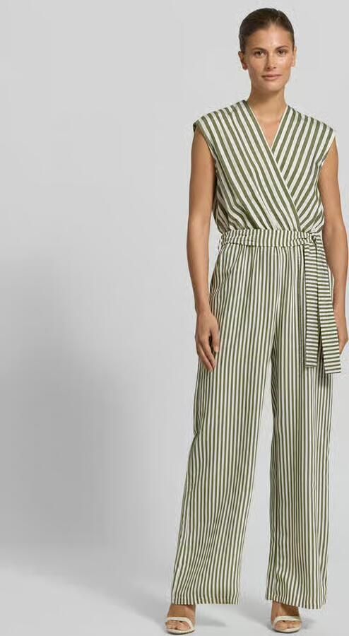RINASCIMENTO Jumpsuit van viscosemix met V-hals - Foto 2