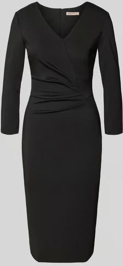 RINASCIMENTO Knielange cocktailjurk met V-hals