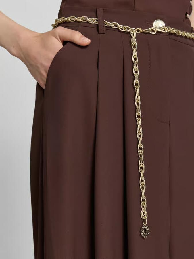 RINASCIMENTO Midirok met draperieën en riem