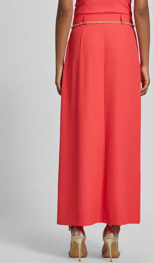 RINASCIMENTO Midirok met draperieën en riem - Foto 3