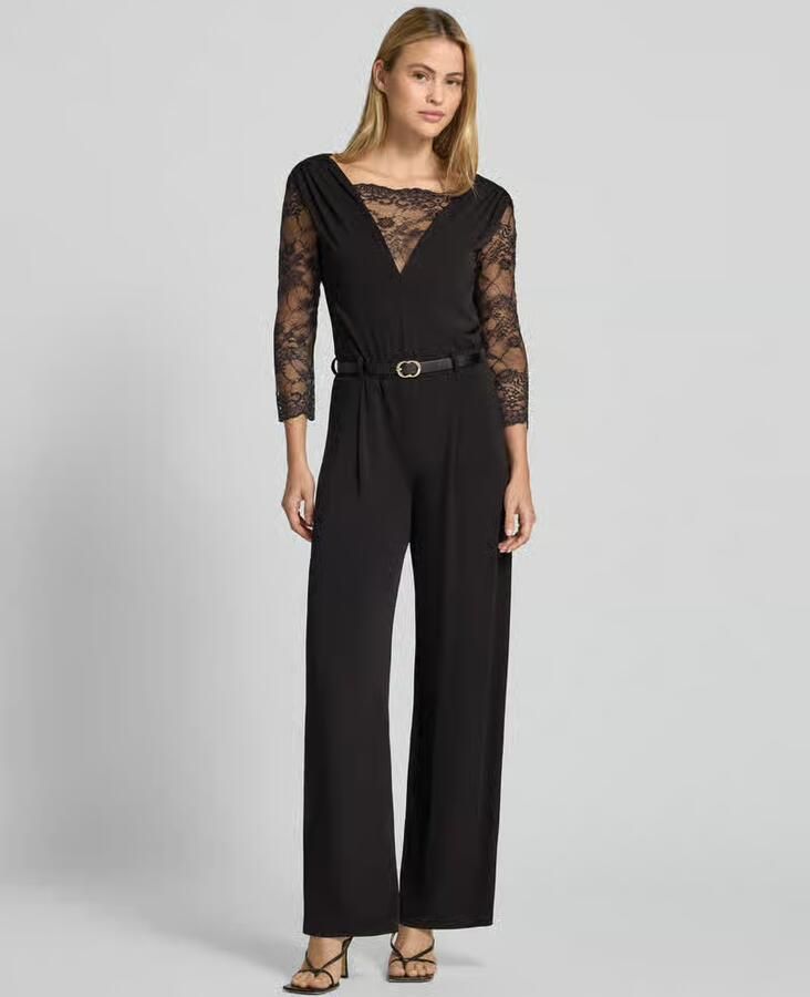 RINASCIMENTO Regular fit jumpsuit met kant - Foto 2