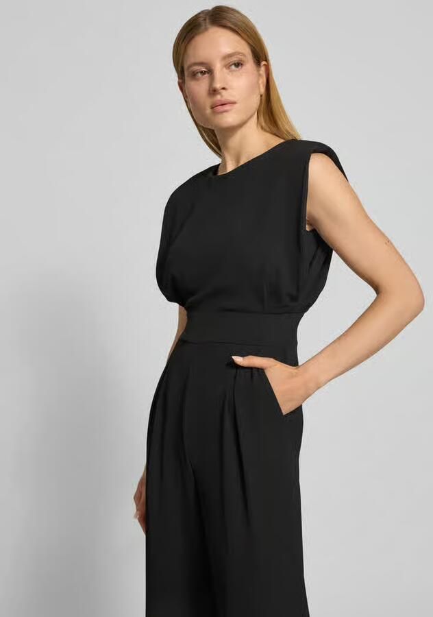 RINASCIMENTO regular fit jumpsuit met ronde hals