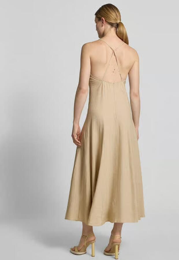 RINASCIMENTO regular fit linnen jurk met viscose - Foto 3