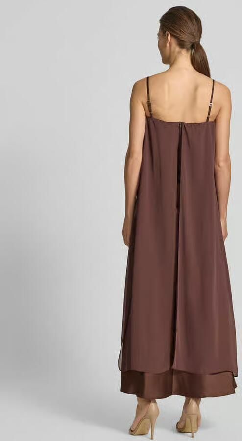 RINASCIMENTO regular fit midi-jurk van satijn - Foto 3