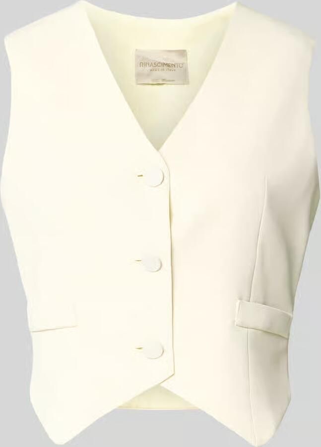 RINASCIMENTO Satijnen shirt met ronde hals - Foto 2