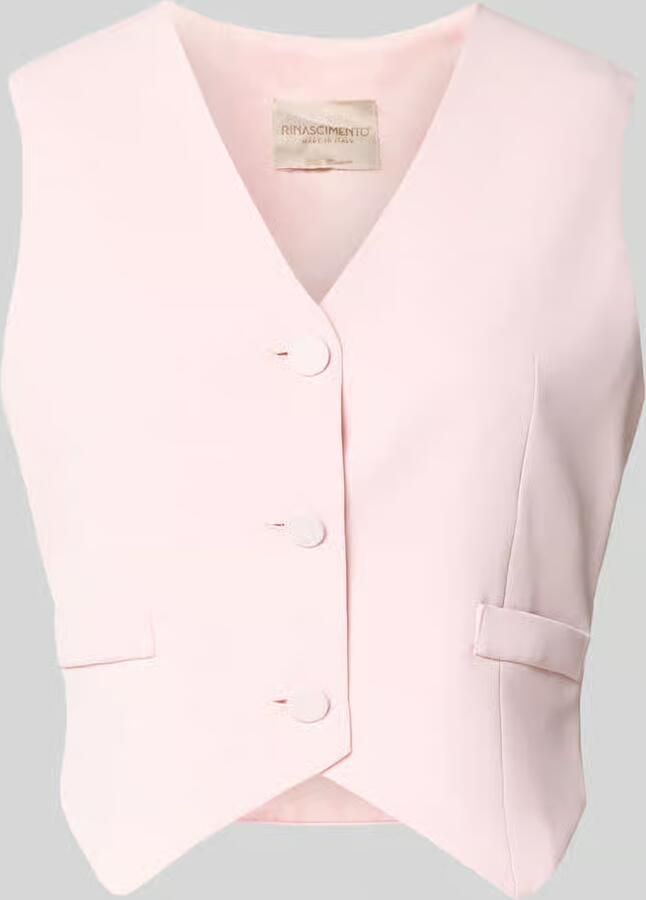 RINASCIMENTO Satijnen shirt met ronde hals - Foto 2