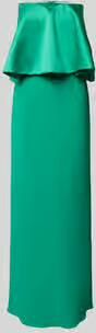 RINASCIMENTO slim fit maxi-jurk met satijn-garnering