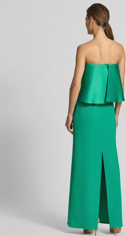 RINASCIMENTO slim fit maxi-jurk met satijn-garnering - Foto 2