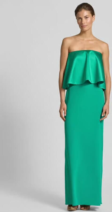 RINASCIMENTO slim fit maxi-jurk met satijn-garnering - Foto 3