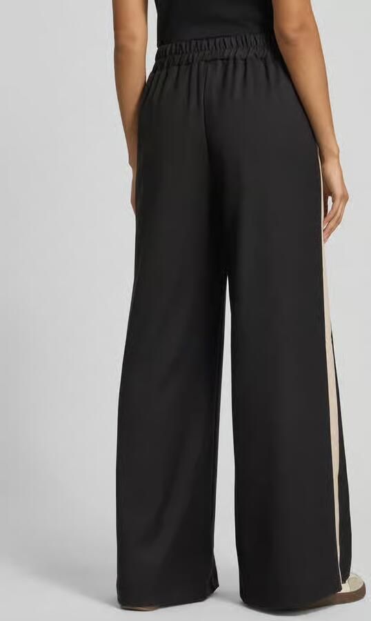 RINASCIMENTO Stoffen broek met wijde pijpen en elastische band