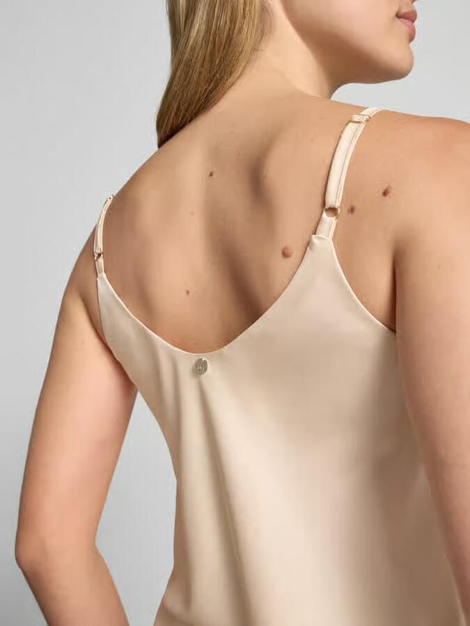 RINASCIMENTO Top met V-hals en spaghettibandjes