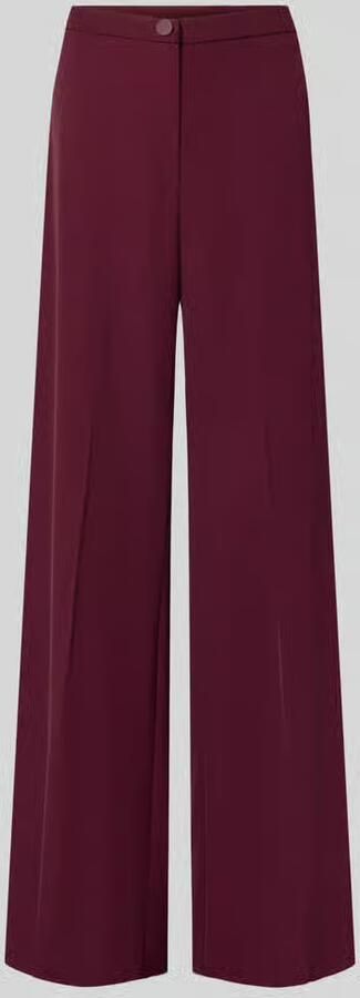 RINASCIMENTO wide leg stoffen broek met knoopsluiting