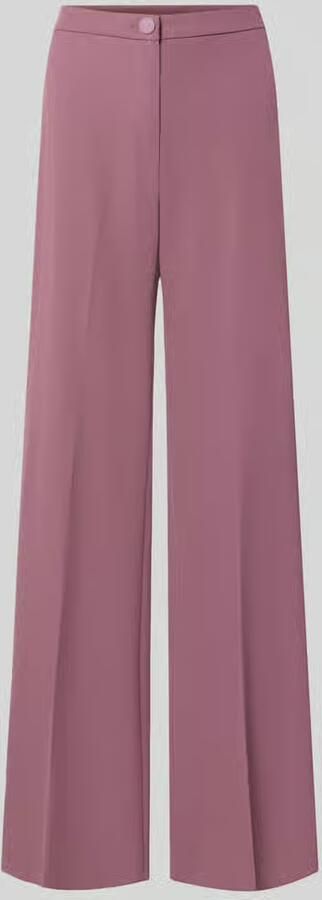 RINASCIMENTO wide leg stoffen broek met knoopsluiting