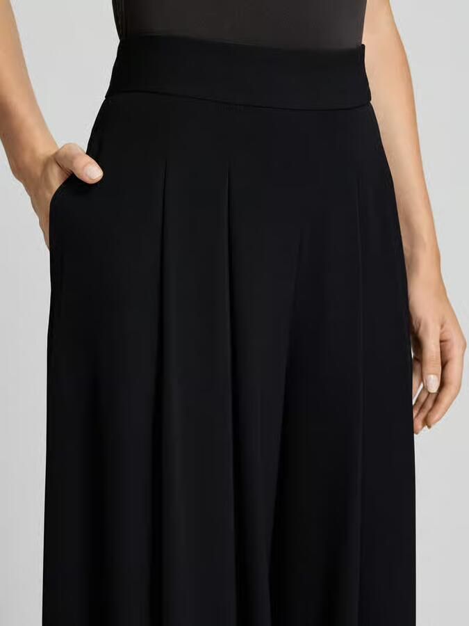 RINASCIMENTO Wide leg stoffen broek met plooien - Foto 2