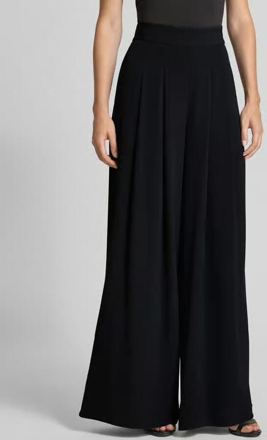 RINASCIMENTO Wide leg stoffen broek met plooien - Foto 2