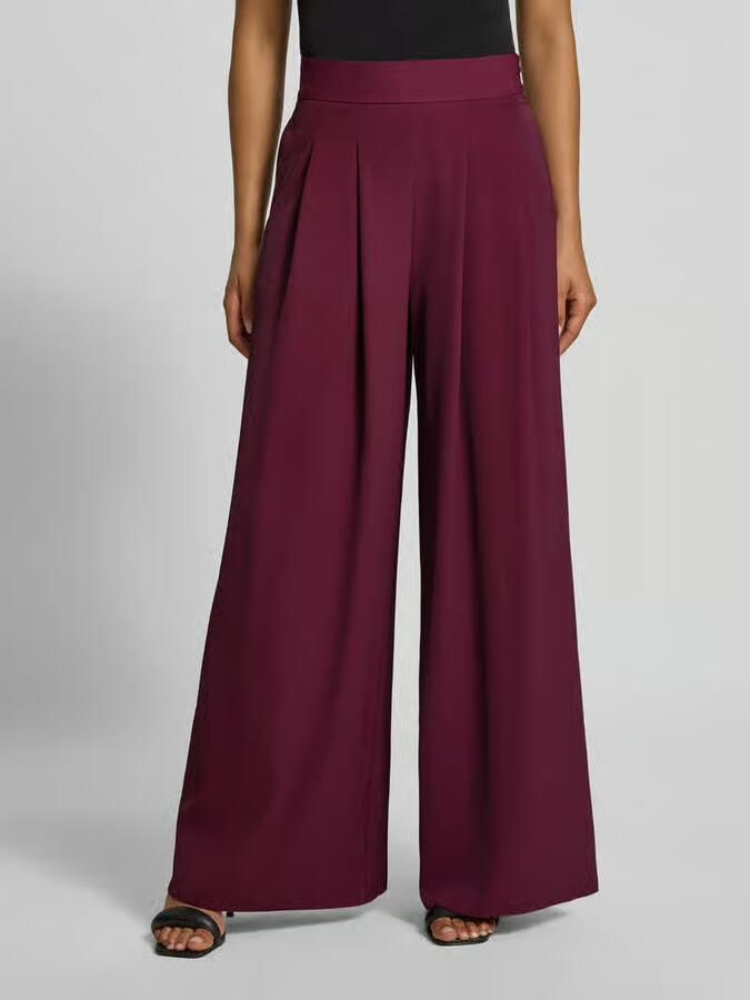 RINASCIMENTO wide leg stoffen broek met ritszakken - Foto 3