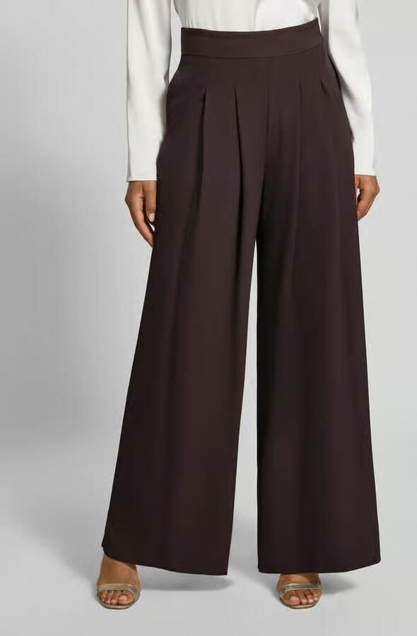RINASCIMENTO wide leg stoffen broek met ritszakken - Foto 3
