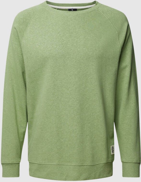 Rip Curl Sweatshirt met labeldetail model 'RAILS CREW'
