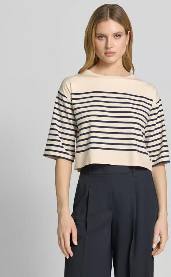ROBE LÉGÈRE Boxy fit T-shirt met 3 4-mouw - Foto 3