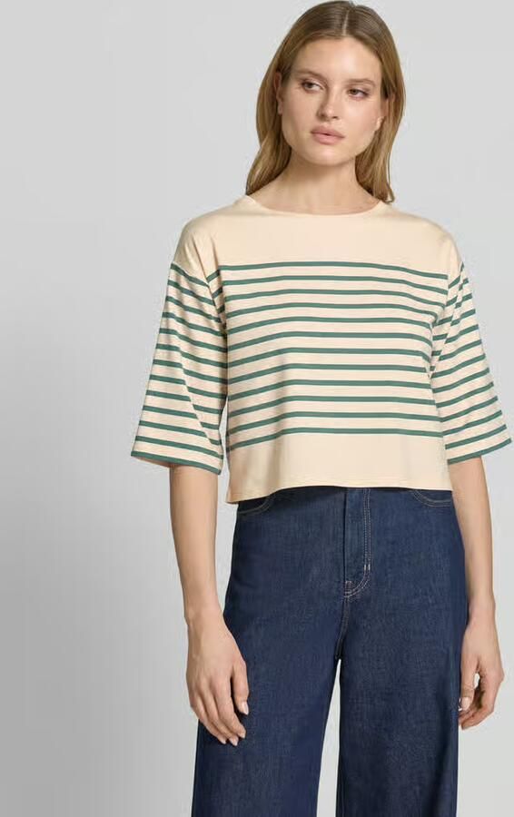 ROBE LÉGÈRE Boxy fit T-shirt met 3 4-mouw - Foto 2