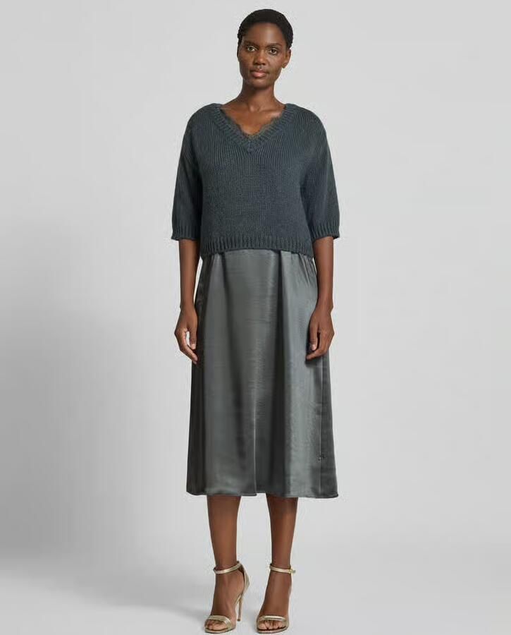 ROBE LÉGÈRE Flatteus vrijetijdsjurk met kant - Foto 3