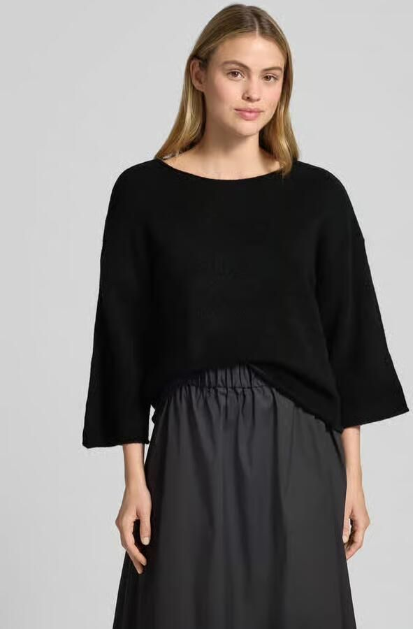 ROBE LÉGÈRE Gebreide pullover met linnen - Foto 2