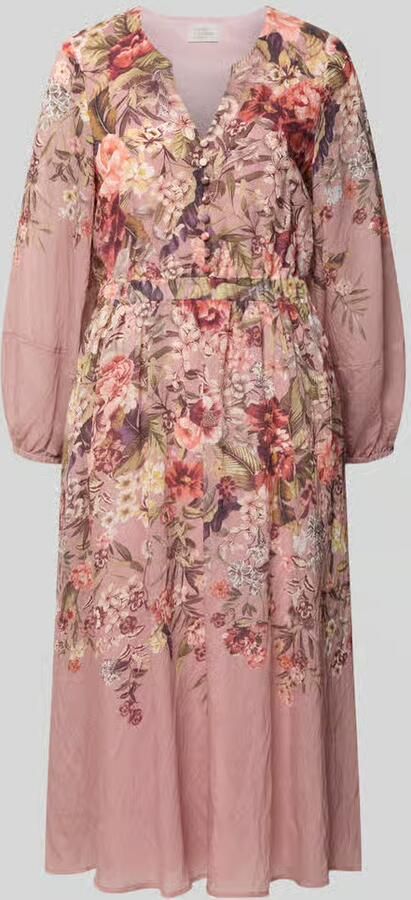 ROBE LÉGÈRE Getailleerde vrijetijdsjurk van lyocellmix
