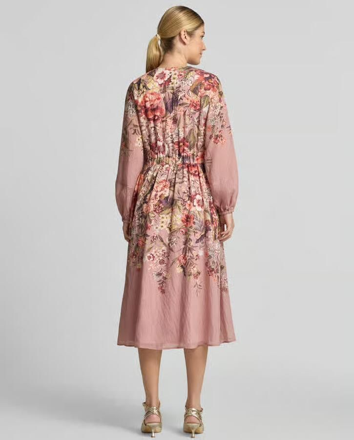 ROBE LÉGÈRE Getailleerde vrijetijdsjurk van lyocellmix - Foto 3