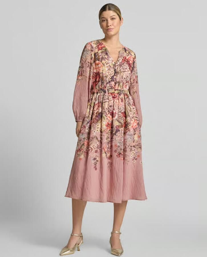 ROBE LÉGÈRE Getailleerde vrijetijdsjurk van lyocellmix - Foto 2