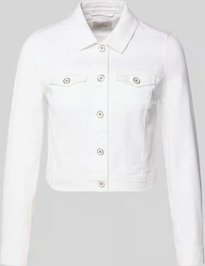 ROBE LÉGÈRE Jeansjack met knoopsluiting en borstzakken - Foto 2