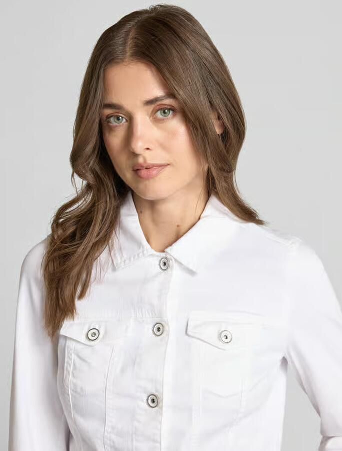 ROBE LÉGÈRE Jeansjack met knoopsluiting en borstzakken
