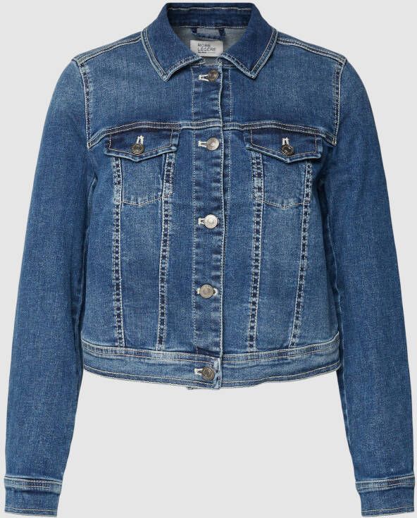 ROBE LÉGÈRE Jeansjack in used-look met klepzakken