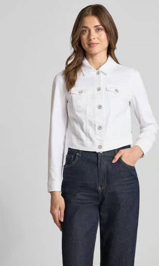 ROBE LÉGÈRE Jeansjack met knoopsluiting en borstzakken - Foto 3