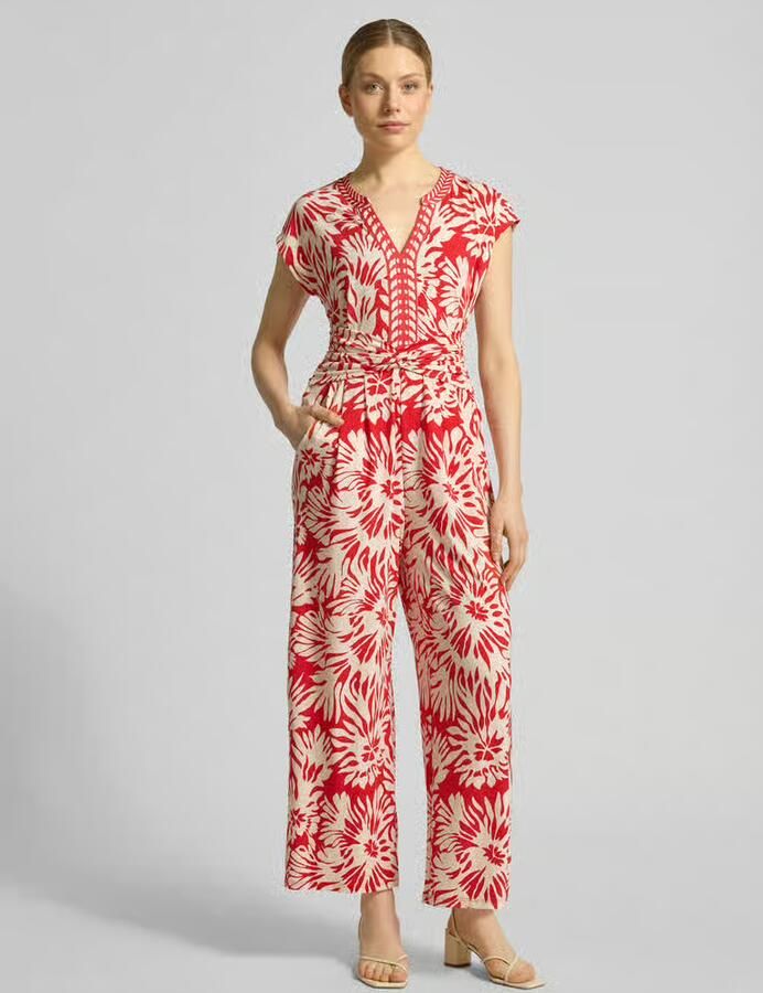 ROBE LÉGÈRE Jumpsuit met V-hals en steekzakken - Foto 2