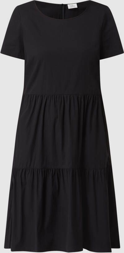 ROBE LÉGÈRE Knielange jurk in laagjeslook