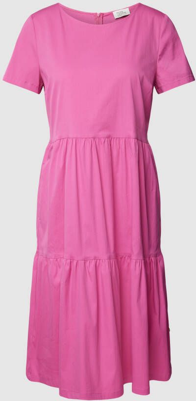 ROBE LÉGÈRE Knielange jurk in laagjeslook
