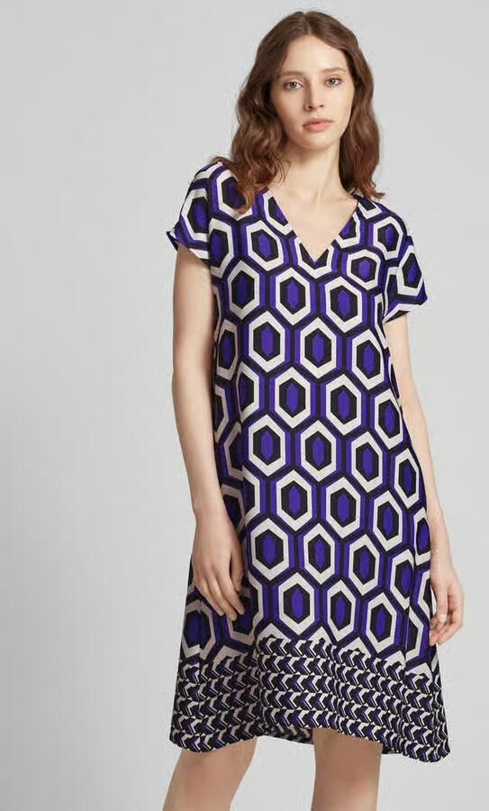 ROBE LÉGÈRE Knielange jurk met grafisch motief - Foto 2