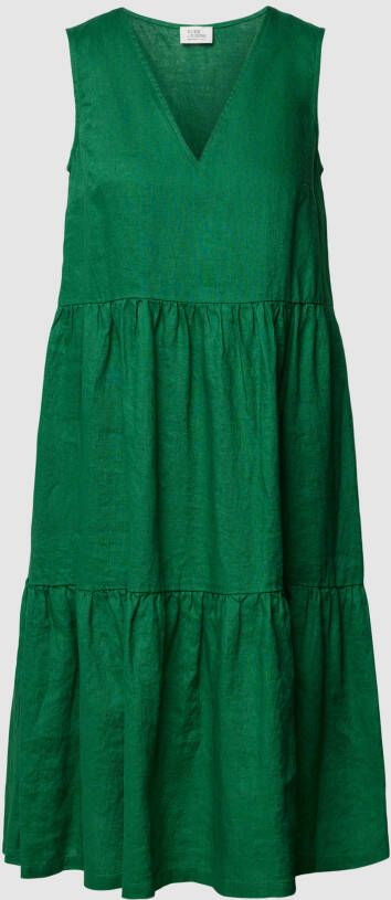 ROBE LÉGÈRE Knielange jurk van linnen