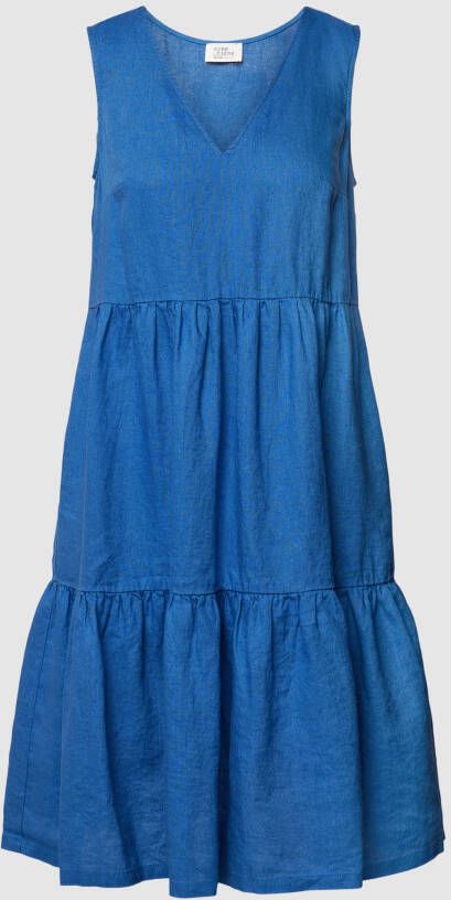 ROBE LÉGÈRE Knielange jurk van linnen
