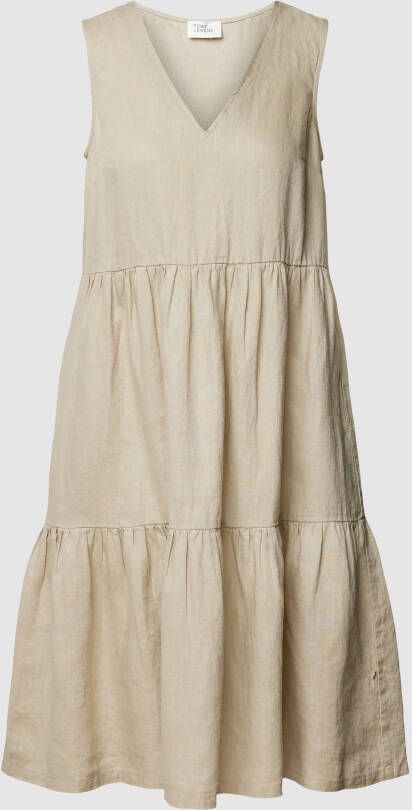ROBE LÉGÈRE Knielange jurk van linnen